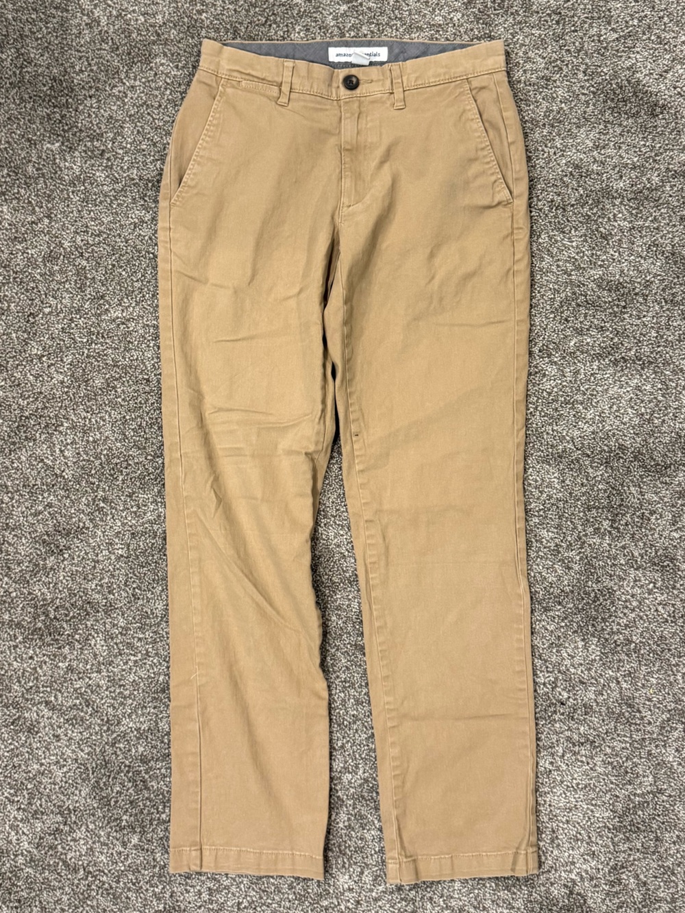 Amazon Essentials Men's Chinos in Tan
